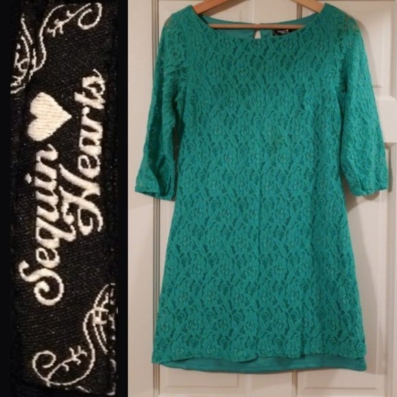Sequin Hearts Dresses & Skirts - Mint green/turquoise dress